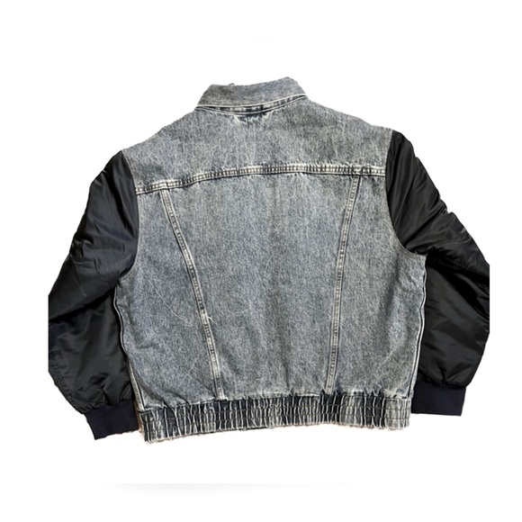 NEW LEVIS PREMIUM- Take Flight Trucker Denim Bomber Size L - Picture 3 of 10